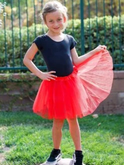 Red Tutu Skirt For Girls – 3-Layer Tulle Ballet, Dance, And Dress-Up Costume Skirt -Little Loom Store Redc 1 c1cff152 4b6c 48fa 8e52 4c90f206bd7a