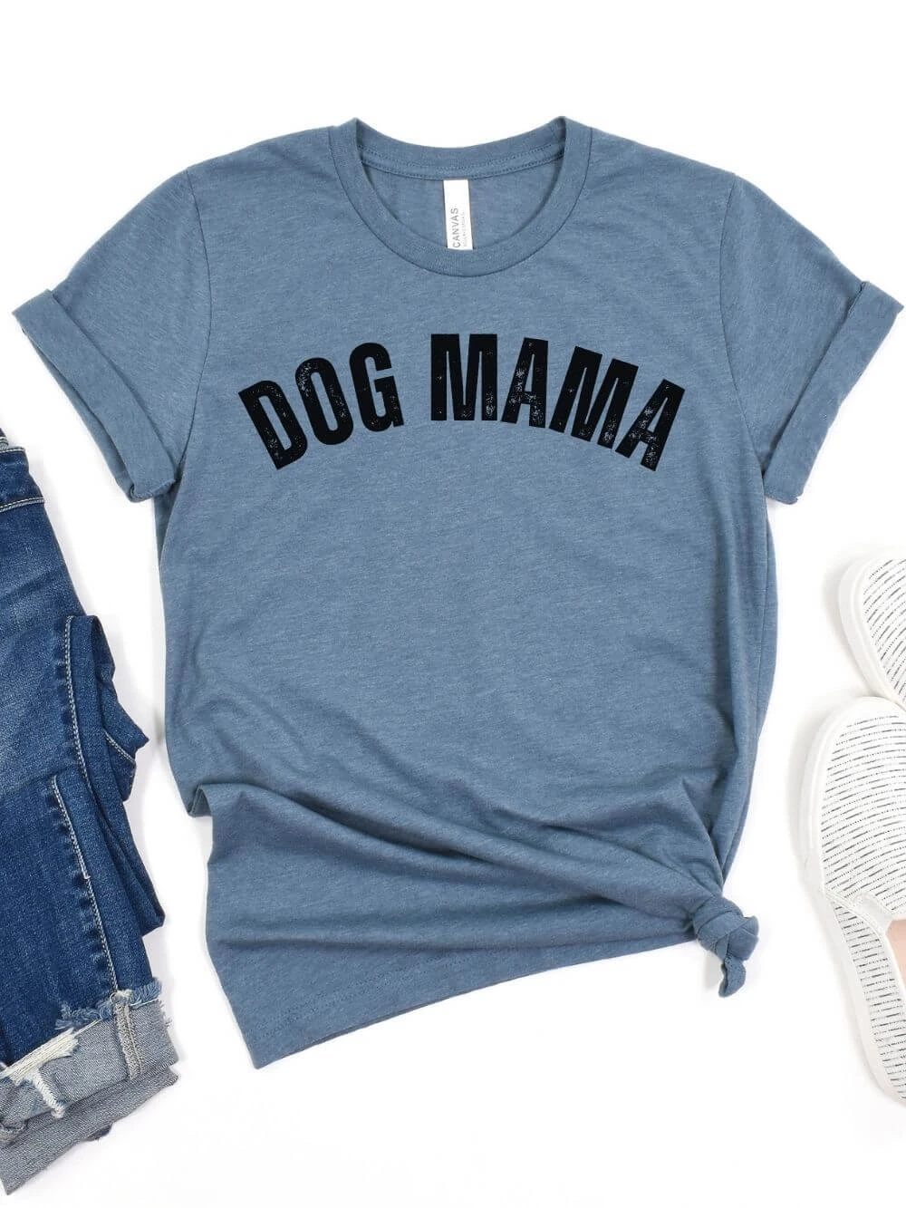Dog Mama Rustic Women's Jersey Short Sleeve Graphic Tee - 12 Colors 9 Dog Mama Rustic Women's Jersey Short Sleeve Graphic Tee - 12 Colors - Image 7