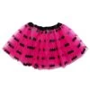 Hot Pink & Black Bats Superhero Tutu Costume Skirt For Kids, Adult, Plus -Little Loom Store SH BG