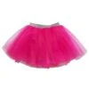 Hot Pink & Silver Superhero Tutu Skirt Costume For Girls, Women, Plus