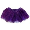 Purple Sparkle Running Tutu Skirt Costume For Girls, Women, Plus -Little Loom Store SRS Purple