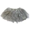 Silver Sparkle Running Tutu Skirt Costume For Girls, Women, Plus -Little Loom Store SRS Silver