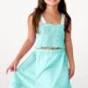Seaside Summer Aqua Tank & Skirt Set -Little Loom Store SeasideSummerAquaTank SkirtSet