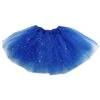Royal Blue Sequin Heart Tutu Skirt Costume For Toddler, Girls, Women, Plus -Little Loom Store Sequin Heart Royal