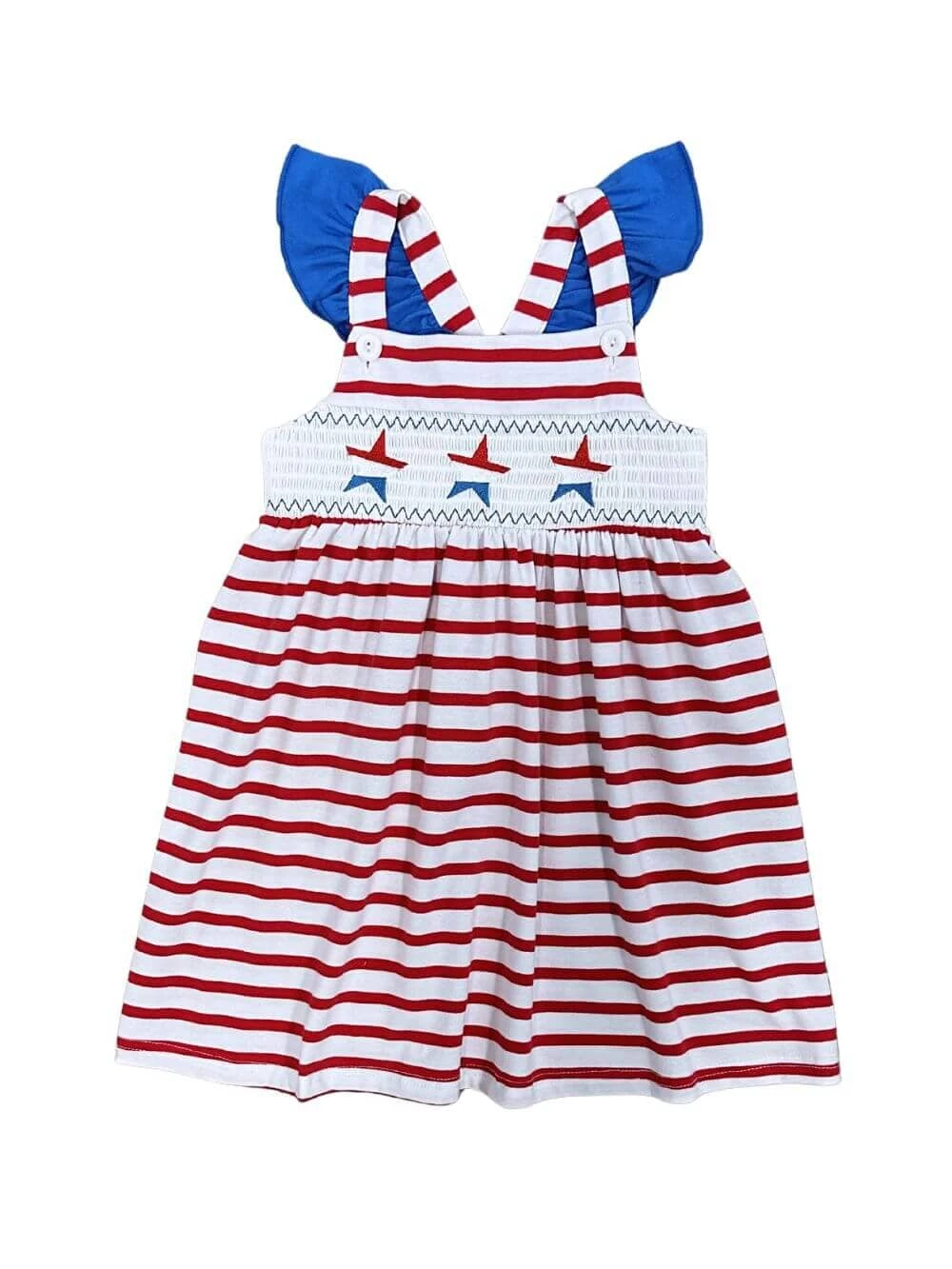 Stars & Stripes Forever Girls Patriotic Tank Dress 4 Stars & Stripes Forever Girls Patriotic Tank Dress - Image 2