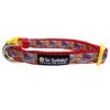 Superhero Blue Red Yellow Comfy, Adjustable Fashion Dog Collar