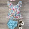 Sweet Petal Picnic Girls 2 Piece Baby Outfit