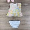 Sweet Petals Baby Girls Floral Tankini Swim Set -Little Loom Store SweetPetalsBabyGirlsFloralTankiniSwimSet