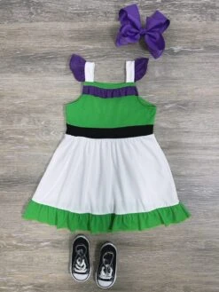 To The Stars Girls Galactic Space Adventure Dress