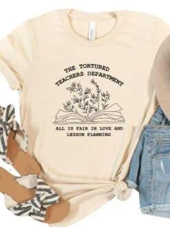 The Tortured Teachers Department Teacher Graphic T-Shirt -Little Loom Store TorturedSoftCream