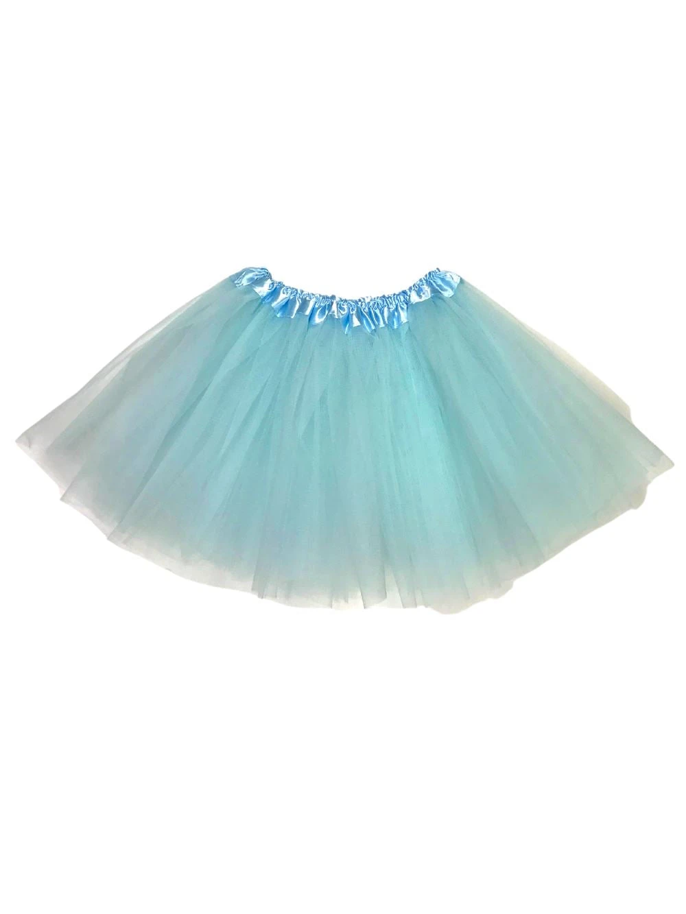 Light Aqua Blue Tutu Skirt For Girls – 3-Layer Tulle Ballet, Dance, And Dress-Up Costume Skirt 5 Light Aqua Blue Tutu Skirt For Girls – 3-Layer Tulle Ballet, Dance, And Dress-Up Costume Skirt - Image 3