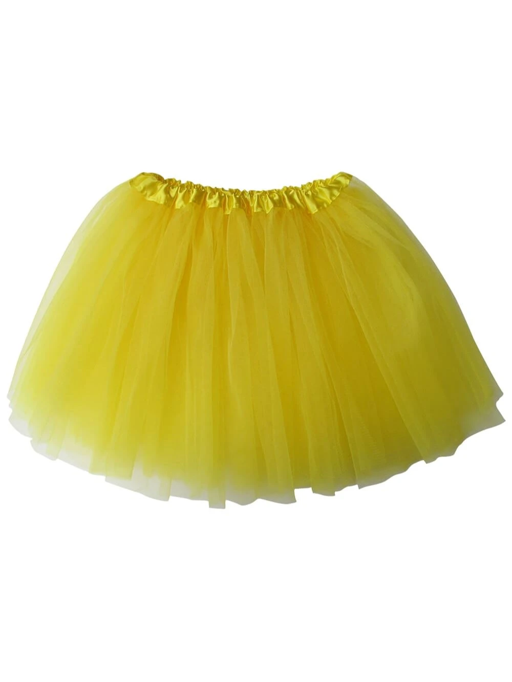 Yellow Tutu Skirt For Girls – 3-Layer Tulle Ballet, Dance, And Dress-Up Costume Skirt 4 Yellow Tutu Skirt For Girls – 3-Layer Tulle Ballet, Dance, And Dress-Up Costume Skirt - Image 2