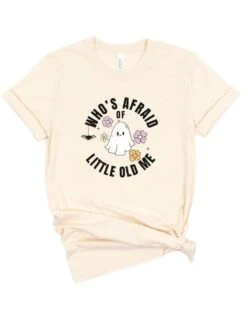 Who's Afraid Of Little Old Me Youth Short Sleeve Tee -Little Loom Store Who s Afraid Kid Natural