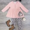 Wild Love For Pumpkins Tunic & Leggings Girls Outfit -Little Loom Store WildLoveforPumpkinsTunic LeggingsGirlsOutfit