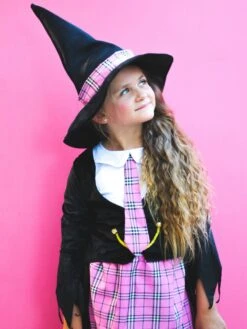 Wizard Costume Magic Girl Deluxe Girl's Or Toddler Halloween Dress Up -Little Loom Store WizardHarlow5