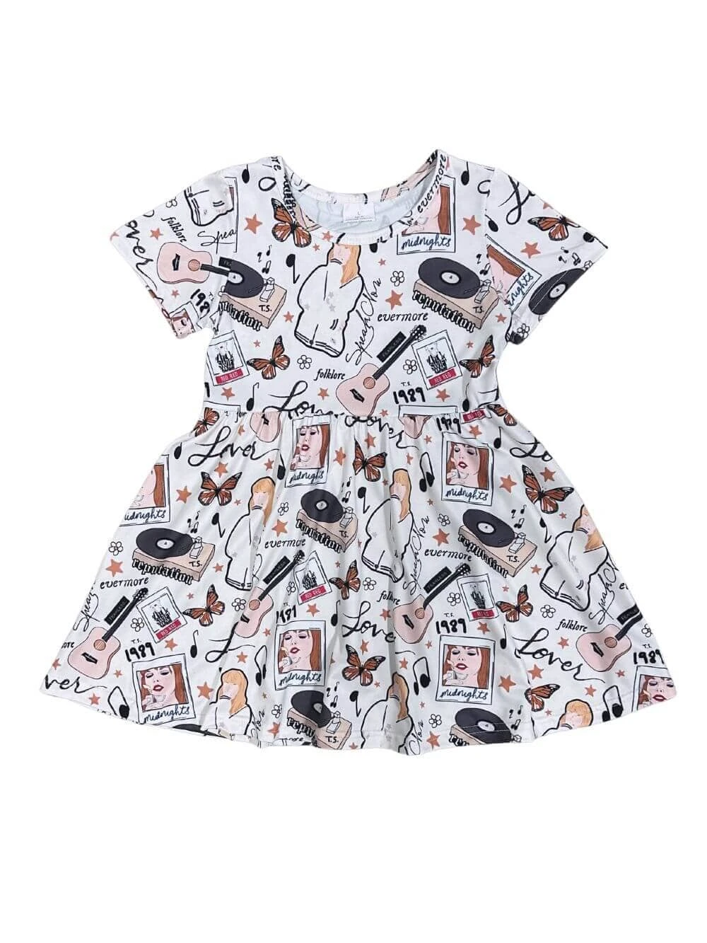 Wonderstruck Girls Short Sleeve Singer Star Dress 4 Wonderstruck Girls Short Sleeve Singer Star Dress - Image 2