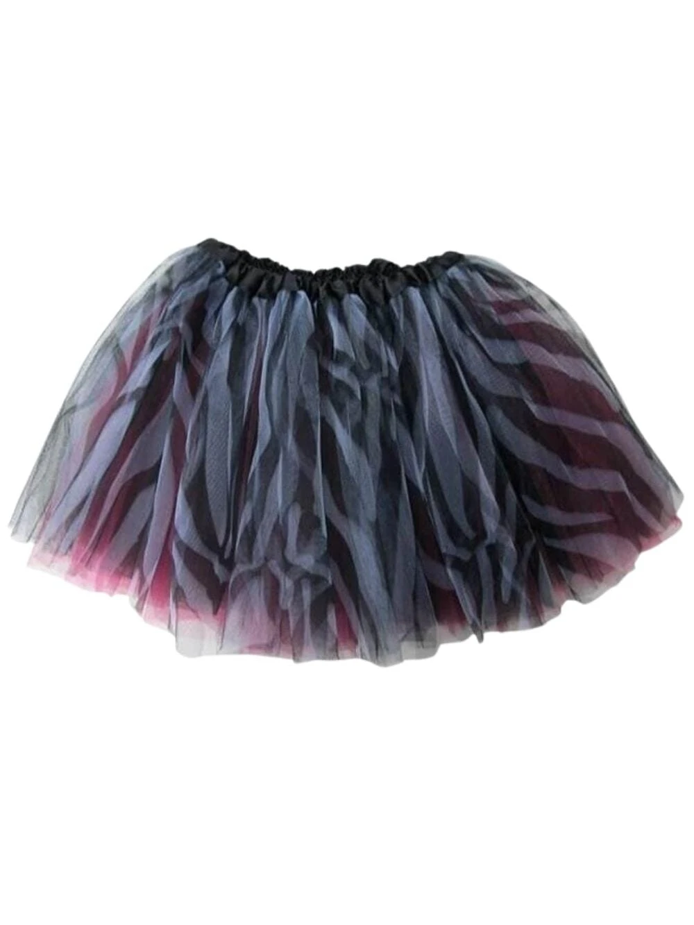 Zebra Hot Pink Tutu Skirt For Girls – 3-Layer Tulle Ballet, Dance, And Dress-Up Costume Skirt 3 Zebra Hot Pink Tutu Skirt For Girls – 3-Layer Tulle Ballet, Dance, And Dress-Up Costume Skirt