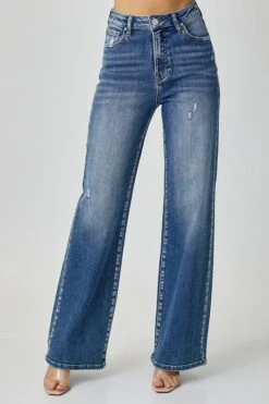 RISEN High Waist Jeans With Pockets
