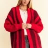 Davi & Dani Cable-Knit Color Block Open Front Cardigan -Little Loom Store a184967c 27c0 4f02 a2f7 431b23a2bf24 Max
