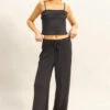 HYFVE Rib Knit Cami Top And Pants Set -Little Loom Store a5846a4fe5f84fa4b86e5ceb4e0593ac Max Origin