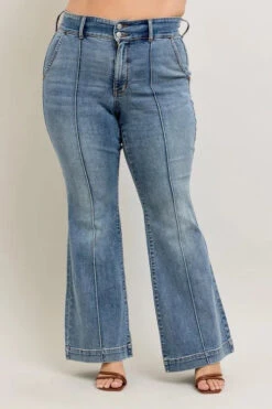 Judy Blue Full Size High-Waist Flare Denim Jeans With Front Seam Detail Plus Size -Little Loom Store a5a0442d 91d8 4c35 91d1 bd879a05ff5c Max Origin