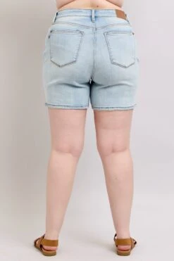 Judy Blue Full Size 2 Button Denim Shorts With Pockets Plus Size -Little Loom Store a66ad9e5 549f 4d6c 8d6d 9c4054783767 Max
