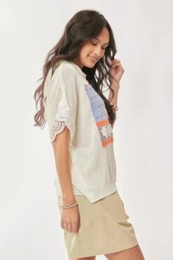 Davi & Dani American Flag Loose Fit Lace Sleeve Hoodie Top -Little Loom Store a79edc2e86ba43ef90771c3cc8c802ea Max Origin