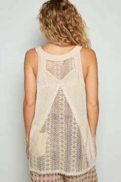 POL Lace Up Crochet Lace Tank -Little Loom Store a9678dc6 5ea8 4166 b4b7 31519e4f23c3 Max