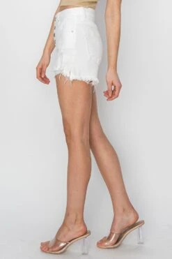 RISEN Button Fly Frayed Hem Denim Shorts -Little Loom Store a99f29ea d20c 4213 85bb ed91928351b4 Max