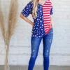 And The Why American Flag Short Sleeve Top -Little Loom Store ac01c58a f691 4fc4 bffa a384c4a1809a Max Origin