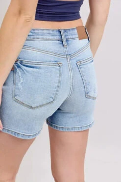 Judy Blue Mid Rise Washed Denim Shorts -Little Loom Store ac94b9baa9334ce3bd64023ab457df8f Max Origin
