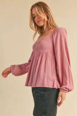 Aemi + Co Ruched Sweetheart Neck Balloon Sleeve Blouse 7 Aemi + Co Ruched Sweetheart Neck Balloon Sleeve Blouse -Little Loom Store aef43c33 6405 4616 939c 0c69f8c300e1 Max