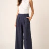 Mittoshop Inverted Pleat Detail Wide Leg Pants -Little Loom Store afa85ee7 f2ca 4dd6 8276 c56926670429 Min