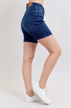Judy Blue High Waist V-Front Bermuda Denim Shorts -Little Loom Store b25e0544762c4383946d7d544f65f7a7 Max Origin