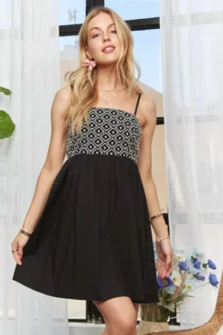 ADORA Sleeveless Mix Babydoll Dress 18 ADORA Sleeveless Mix Babydoll Dress -Little Loom Store b67c1357051e4521b9f881319520f985 Max Origin