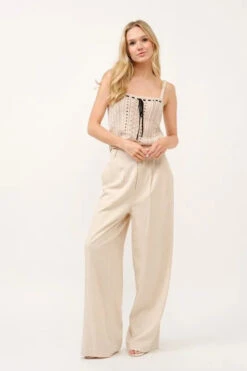 And The Why High-Rise Wide Leg Linen Blended Pants 16 And The Why High-Rise Wide Leg Linen Blended Pants -Little Loom Store b6a7ecaf1dd44eb1b9b5348e329f5473 Max Origin