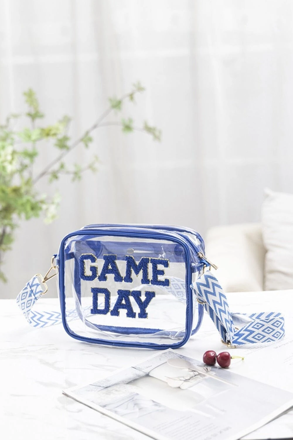 Zenana GAME DAY Stadium Approved Transparent Crossbody Bag 10 Zenana GAME DAY Stadium Approved Transparent Crossbody Bag - Image 8