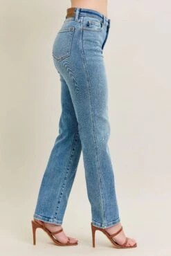 Judy Blue Full Size Hw Vintage Straight Jeans Plus Size -Little Loom Store ba2395a11deb4b459f39ce13d486bcbb Max Origin