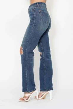 Judy Blue Full Size Hw Ripped Knee Dad Jeans Plus Size -Little Loom Store ba31bc239d4f40cd8a90db0e80109096 Max Origin