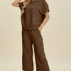 Double Take Full Size Texture Round Neck Top And Pants Set -Little Loom Store ba6a5556 3ee9 479f 92e3 107288833798 Max
