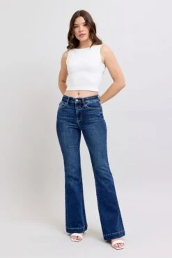 Judy Blue Full Size High Rise Flare Jeans With Pockets Plus Size 35 Judy Blue Full Size High Rise Flare Jeans With Pockets Plus Size -Little Loom Store bb0a993d f215 4dfa 85e2 e75eec27bee2 Max