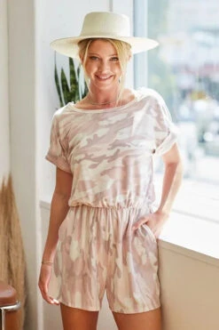 BiBi Camo Print French Terry Romper With Side Pockets -Little Loom Store bbe88962fc2f452baa24866a1b04fa69 Max Origin