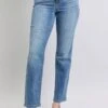Judy Blue Full Size Wash Thermal Straight Jeans With Pockets -Little Loom Store bd0932cf 0455 435a 824f 75eebef4c5b4 Max