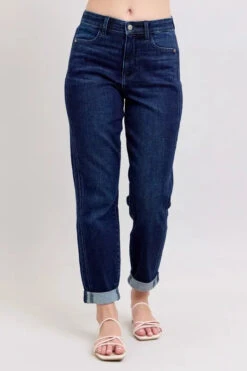 Judy Blue Full Size High Waist Boyfriend Jeans Plus Size