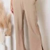 RISEN Wide Waistband Slit Wide Leg Pants -Little Loom Store c21570ca 3f8c 4297 ad3c e7c818b4ff14 Min