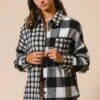 BiBi Plaid Fleece Button Down Long Sleeve Shirt -Little Loom Store c30e4d24 79cd 4174 8978 18b2b5683b84 Max