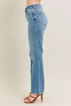 Judy Blue Full Size Hw Vintage Straight Jeans Plus Size -Little Loom Store c56f56f6219048b080df954317083f8a Max Origin