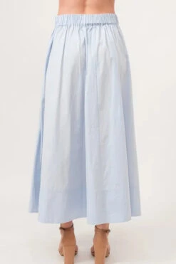 And The Why A-line Flowing Elastic Back Midi Skirt -Little Loom Store c661091a33e54887b89a4757f7407aed Max Origin