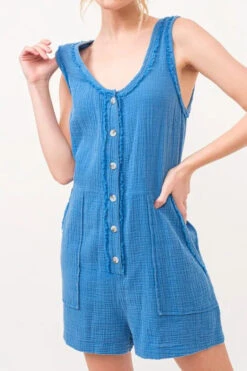 And The Why Washed Gauze Front Button Down Romper 16 And The Why Washed Gauze Front Button Down Romper -Little Loom Store c9bf056b05564f4b9980a625333668d7 Max Origin