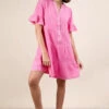 VERY J Plus Size Mineral Washed Woven Mini Dress -Little Loom Store cab6971688e2410fabbceeb161636664 Max Origin